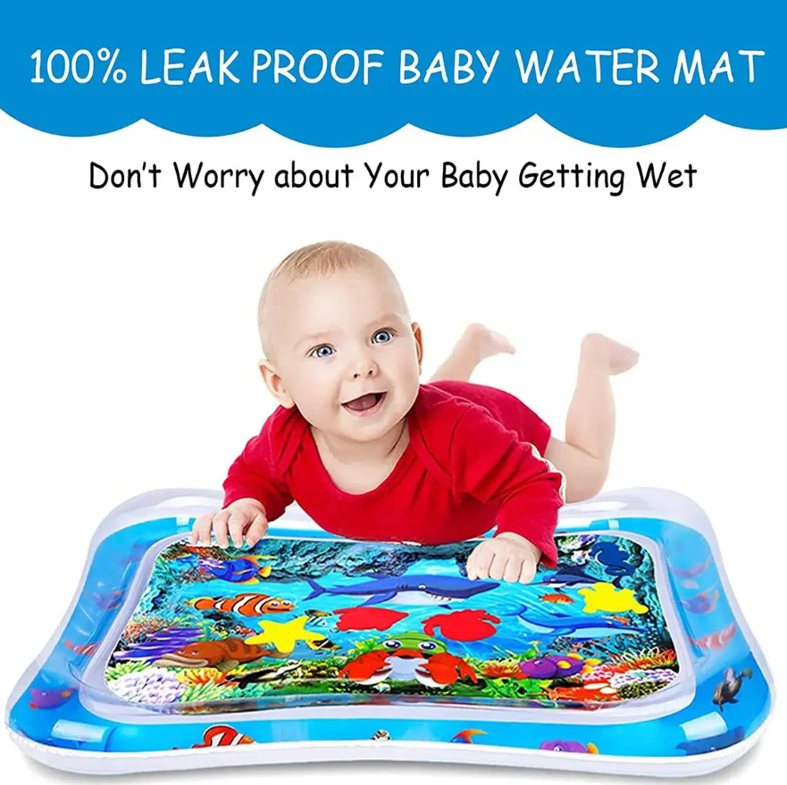 Baby Water Play Mat Leakproof Cushion Toddlers Play Mat Activity Toy for Children & Infants