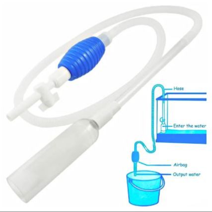 Aquarium Cleaner Tool Siphon Gravel Suction Pipe Filter for Fish Tank, Vacuum Water Change Pump Tools Best Cleaning Tool For Aquarium