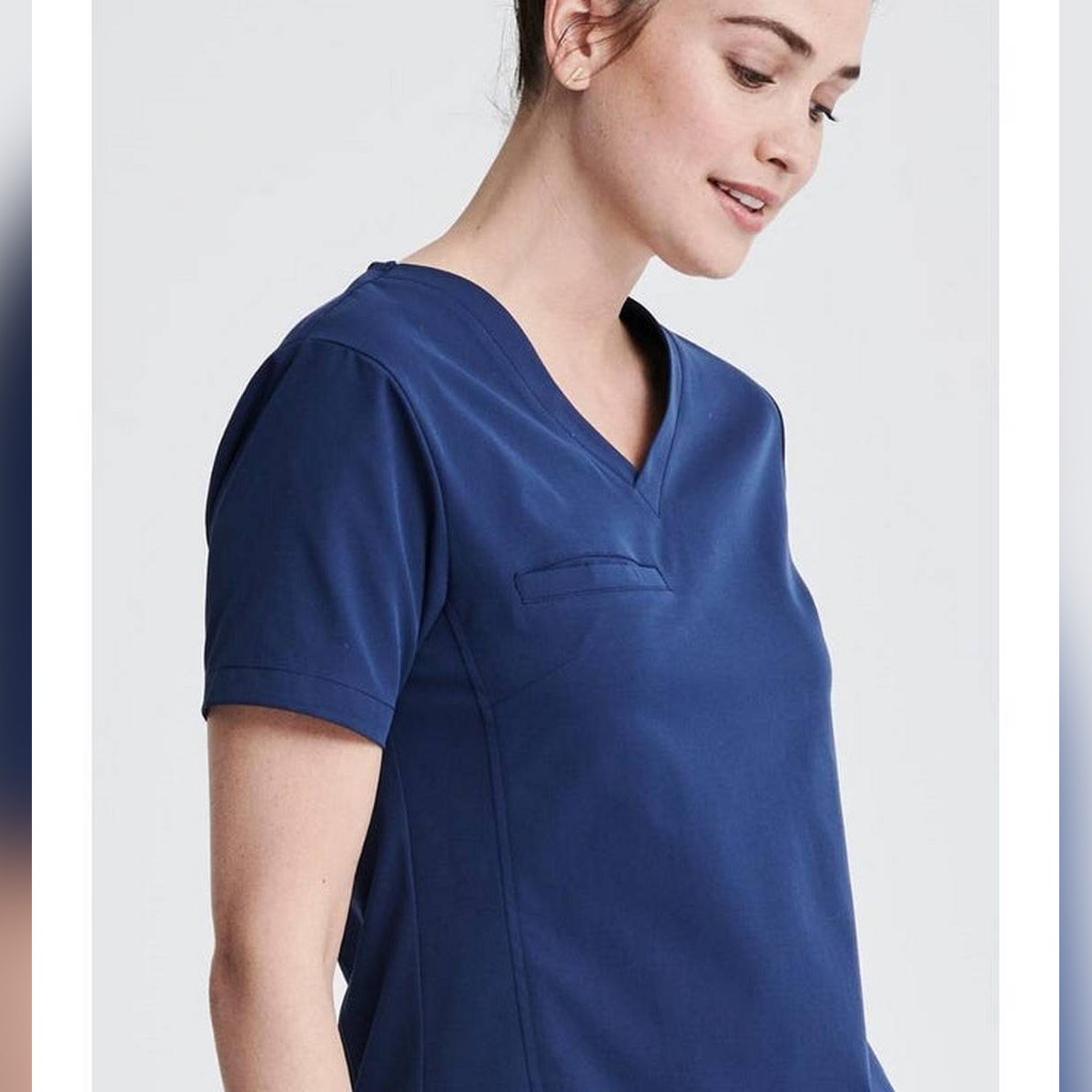 navy blue scrub dress