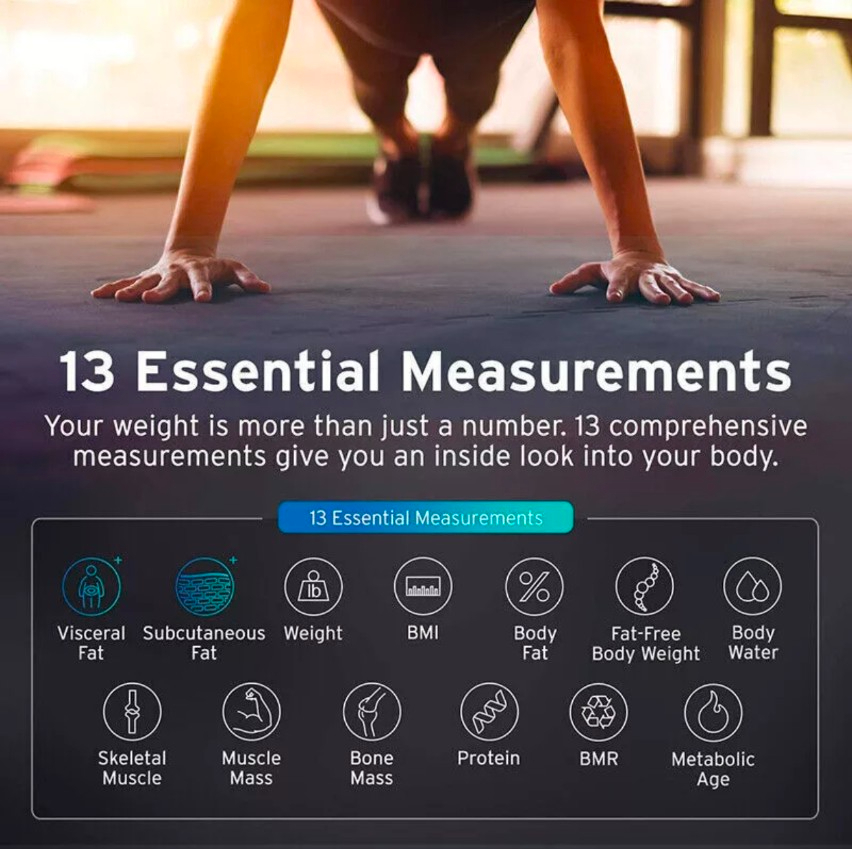 Digital Body Weight Scale – Electronic Bathroom Weighing Machine 180kg Capacity, LCD Display Precision Accurate Personal Health Fitness Scale, Slim Portable Battery Operated