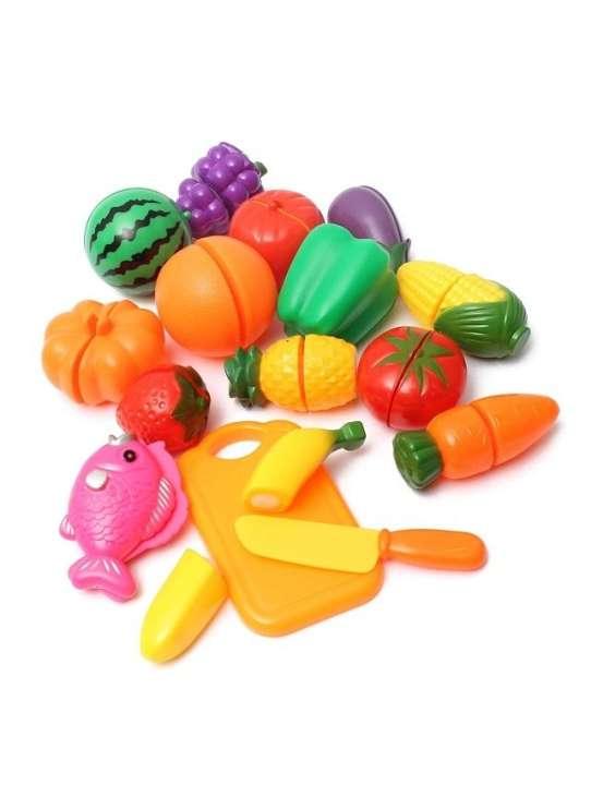 plastic vegetables toys
