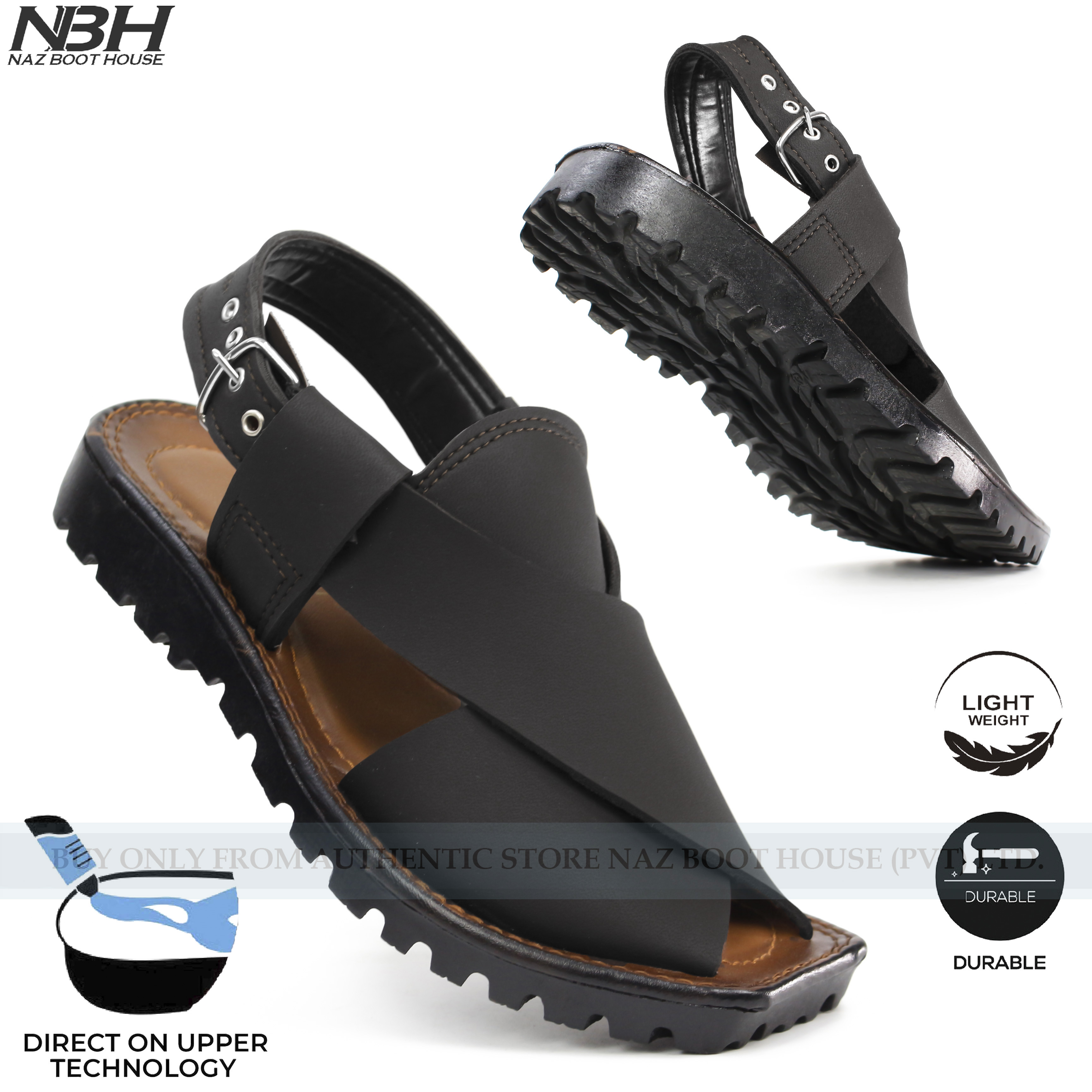NBH peshawari chappal for men - sandals for men - peshawari chapal - Comfortable And Durable peshawari chappal - Original Peshawari Chappal -