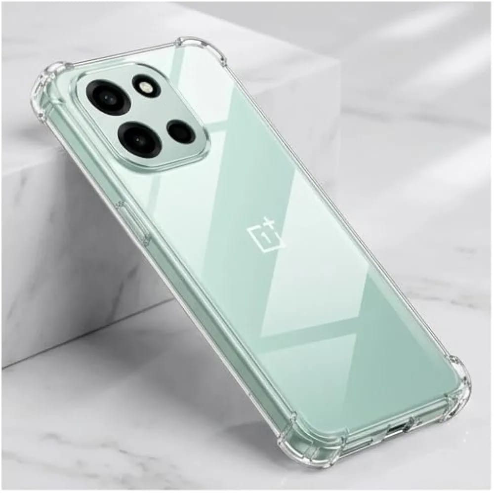 One Plus Turbo 6 5G Clear Anti Shock Transparent Soft Silicone Jelly Airbag Four Corner Bumper Mobile Back Cover For OnePlus Turbo 6