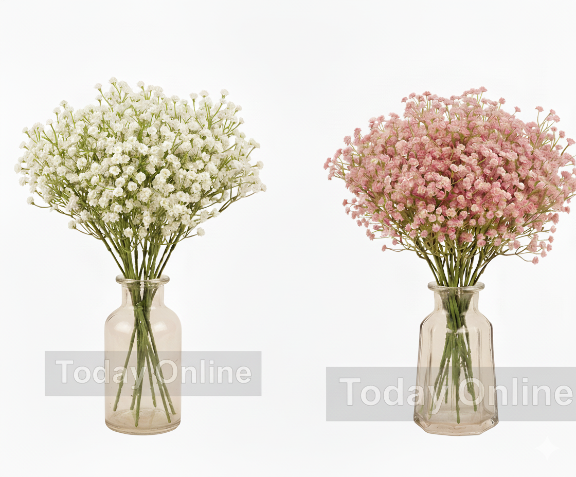 Artificial Flowers Gypsophila Bouquet For Home Decor Office Decor Decoration Blossom  Bunch Wedding and Party 1 Bunch