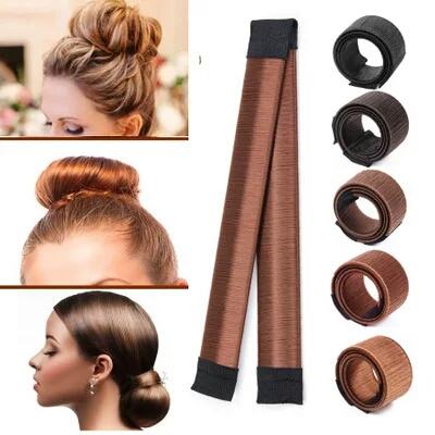 Fashion Donut Headband Girl Magic Hair Bun Braider Maker Hairband