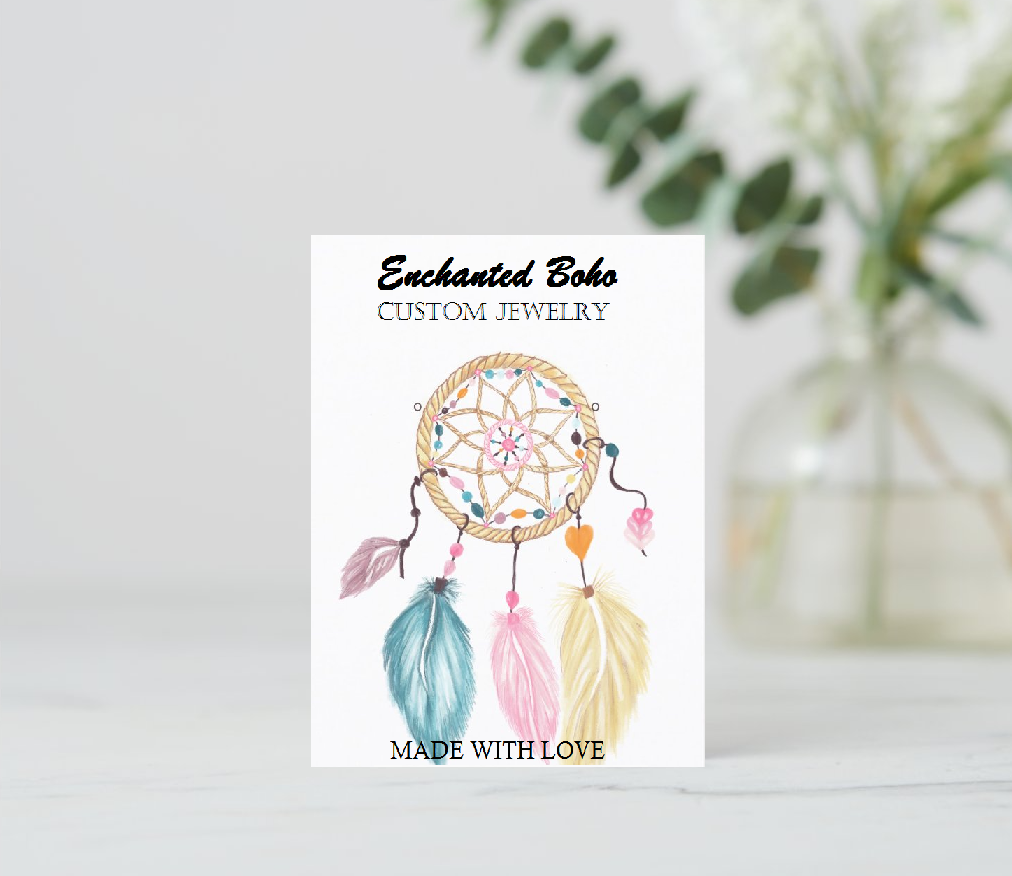 25pcs Jewelry Display Cards Earrings Paperboard Cardboard for Gift Small Businesses Packaging Organizer Necklace Stand