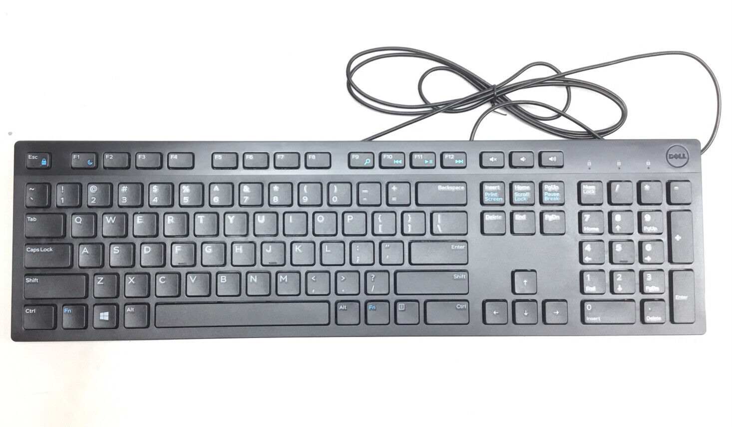 Keyboard (wired) for pc & laptop 100% orignal HP & DELL  USB Slim Business Keyboard