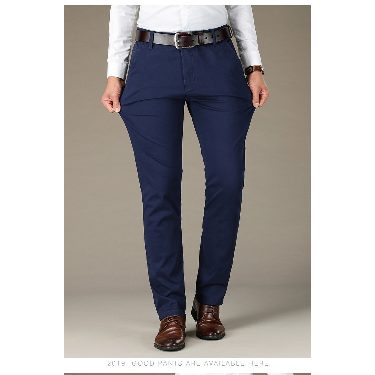 dark blue cotton jeans