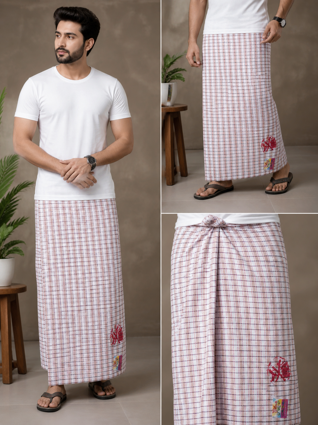 Staple Lungi For men Good and Fine Quality Stuff