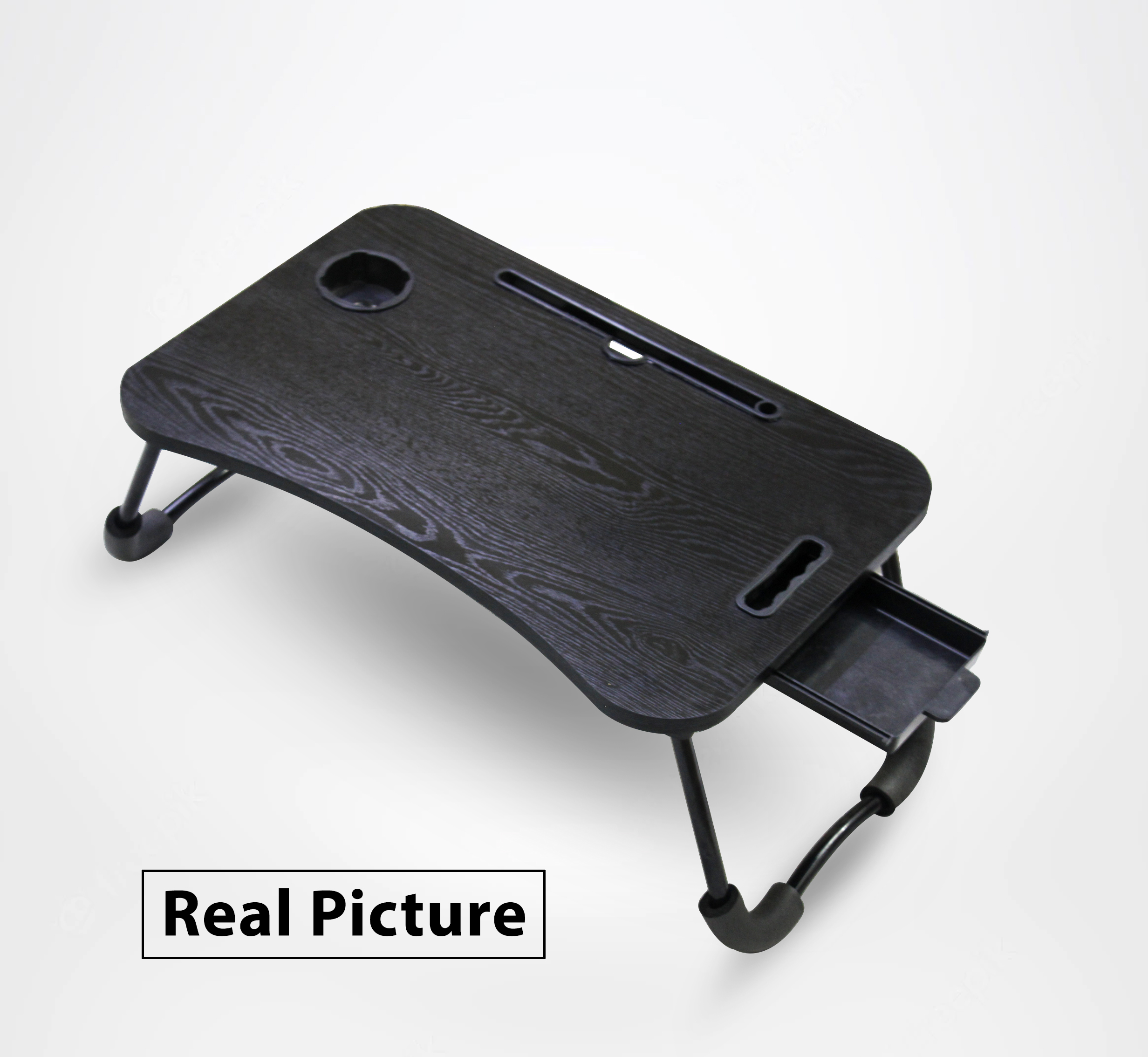 Laptop Table for Bed, With Drawer & without drawer (both), Handle, Cup Holder & tablet holder Portable Gaming laptop Metal Stand, Strong iron made stands Portable Folding Table for Study, Best Laptop Desk for Kids, Desk Foldable for Home, & Office