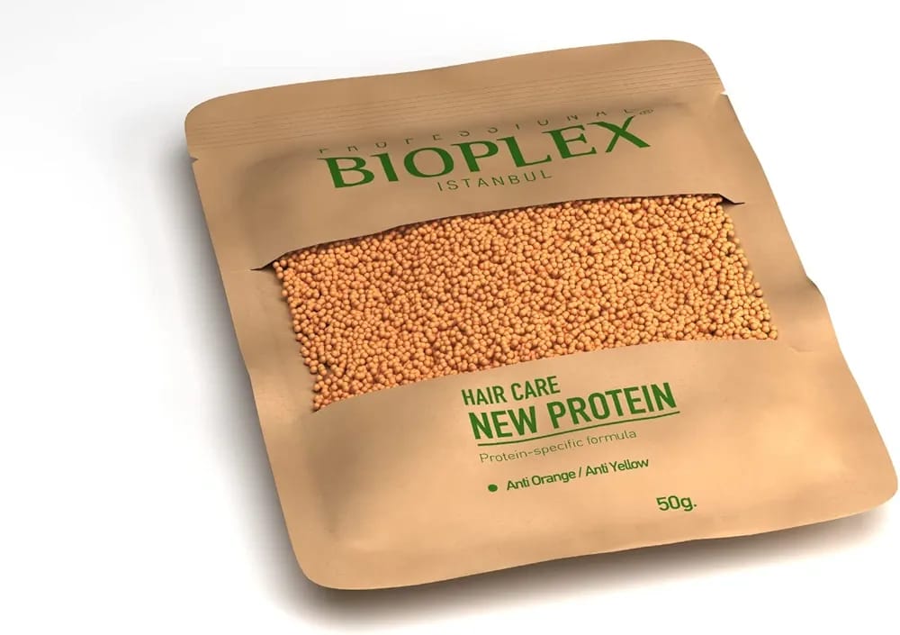 50g Bioplex Hair Protein – Golden Protein Balls for Strong, Healthy Hair