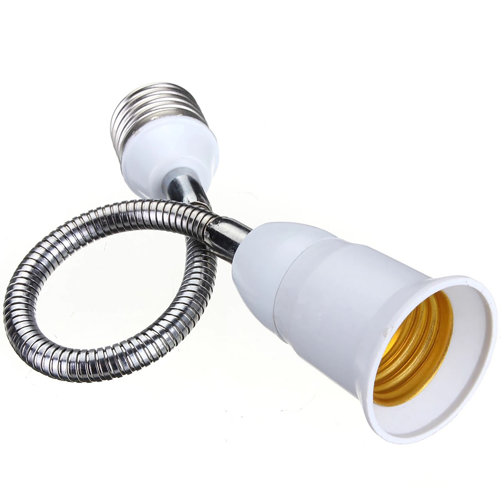 11 Inch E27 To E27 Flexible Extend Extension Led Light Bulb Lamp Base Holder Screw Socket