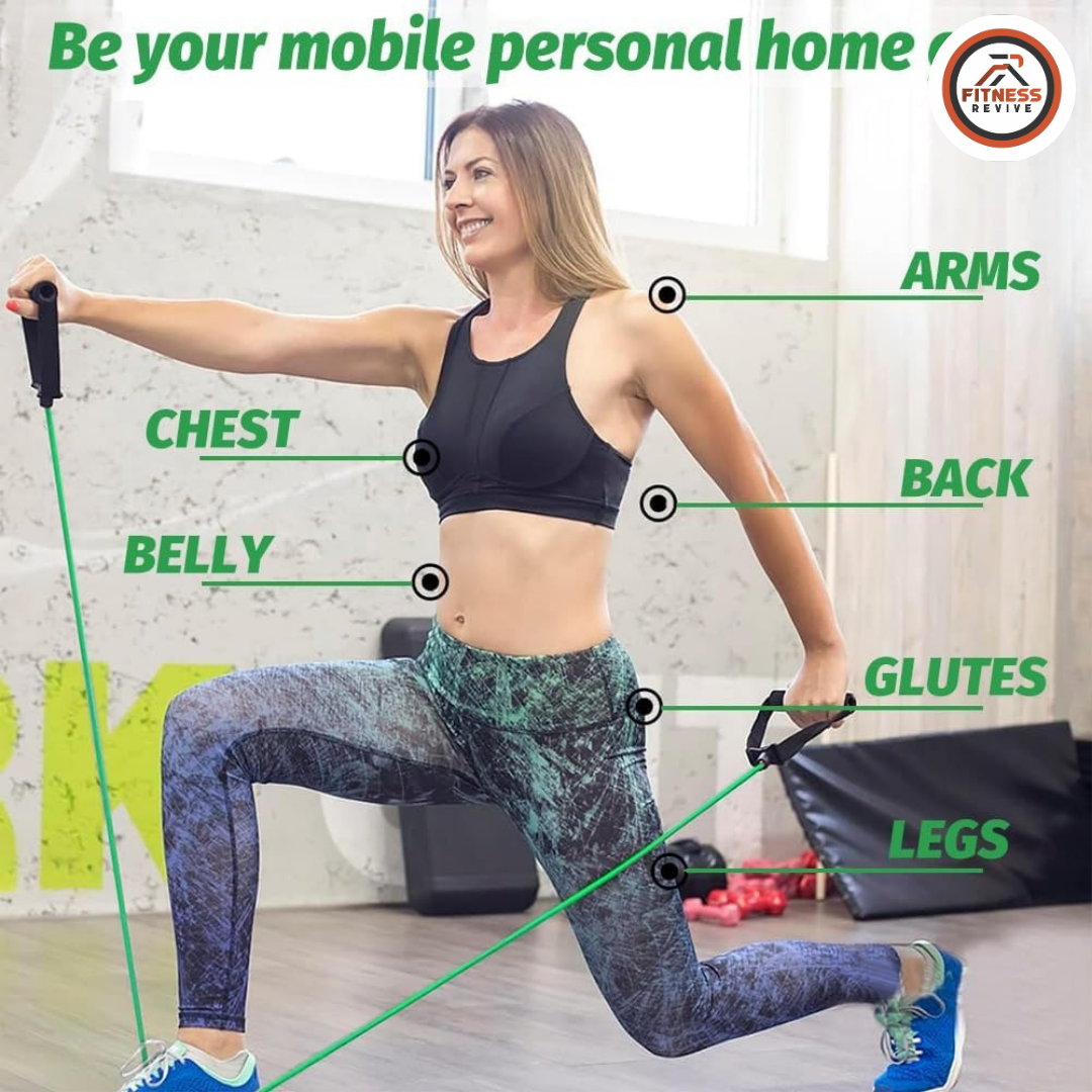 Resistance Band Pull Rope – Latex Tube Exercise Band for Strength Training, Arms, Shoulders, Chest & Legs | Home Gym Workout Band | Yoga, Pilates & Physical Therapy | Anti-Snap (Single)