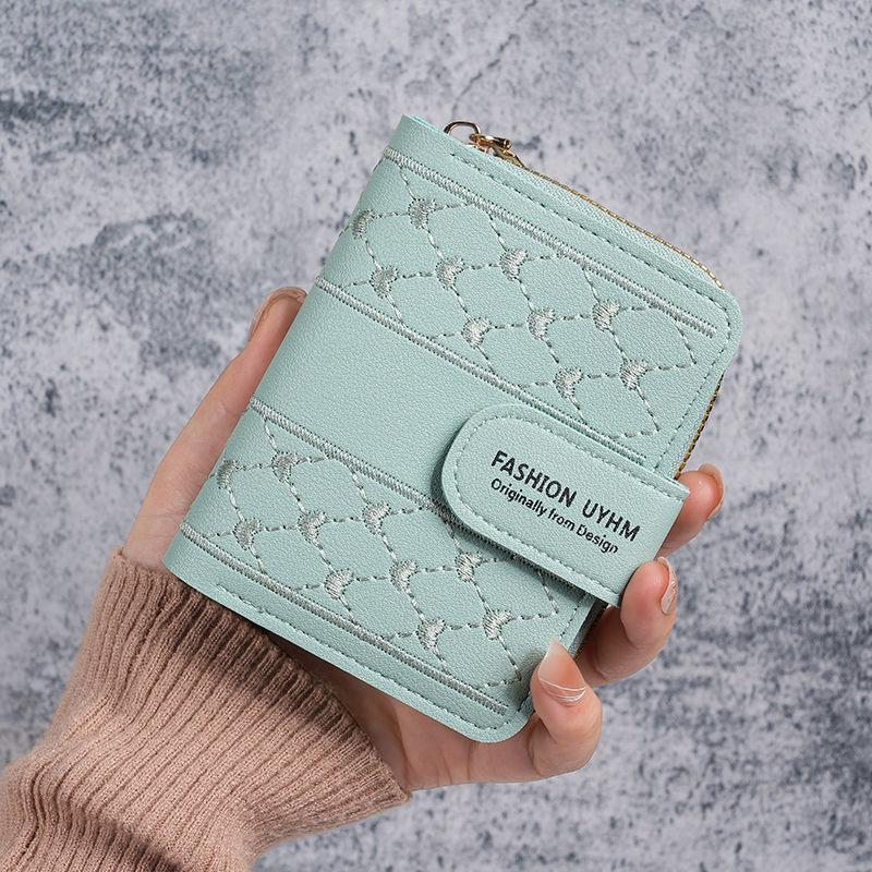 Short Women Wallets Small Slim Luxury Wallet New Fashion Pu Leather Female Purse Designer Money Bag Card Holder, wallets For Girls