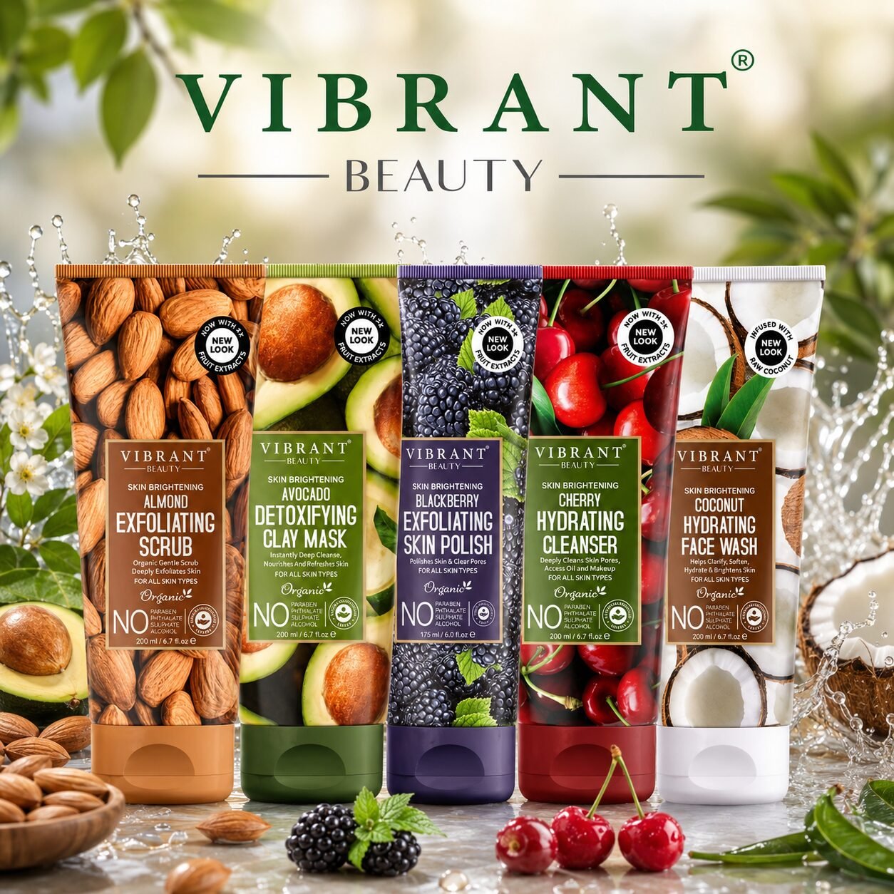 Vibrant Beauty Ultimate Fruity Facial Kit (Pack of 5) | Personal Care Set