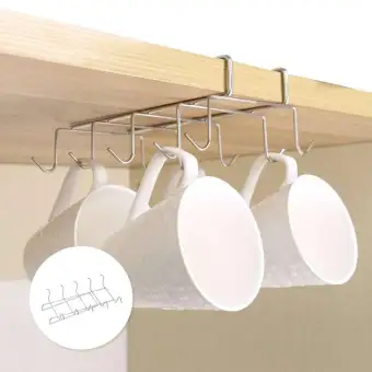 Mug Holder Under Shelf Cup Hooks Under Cabinet Mug Rack Hanger