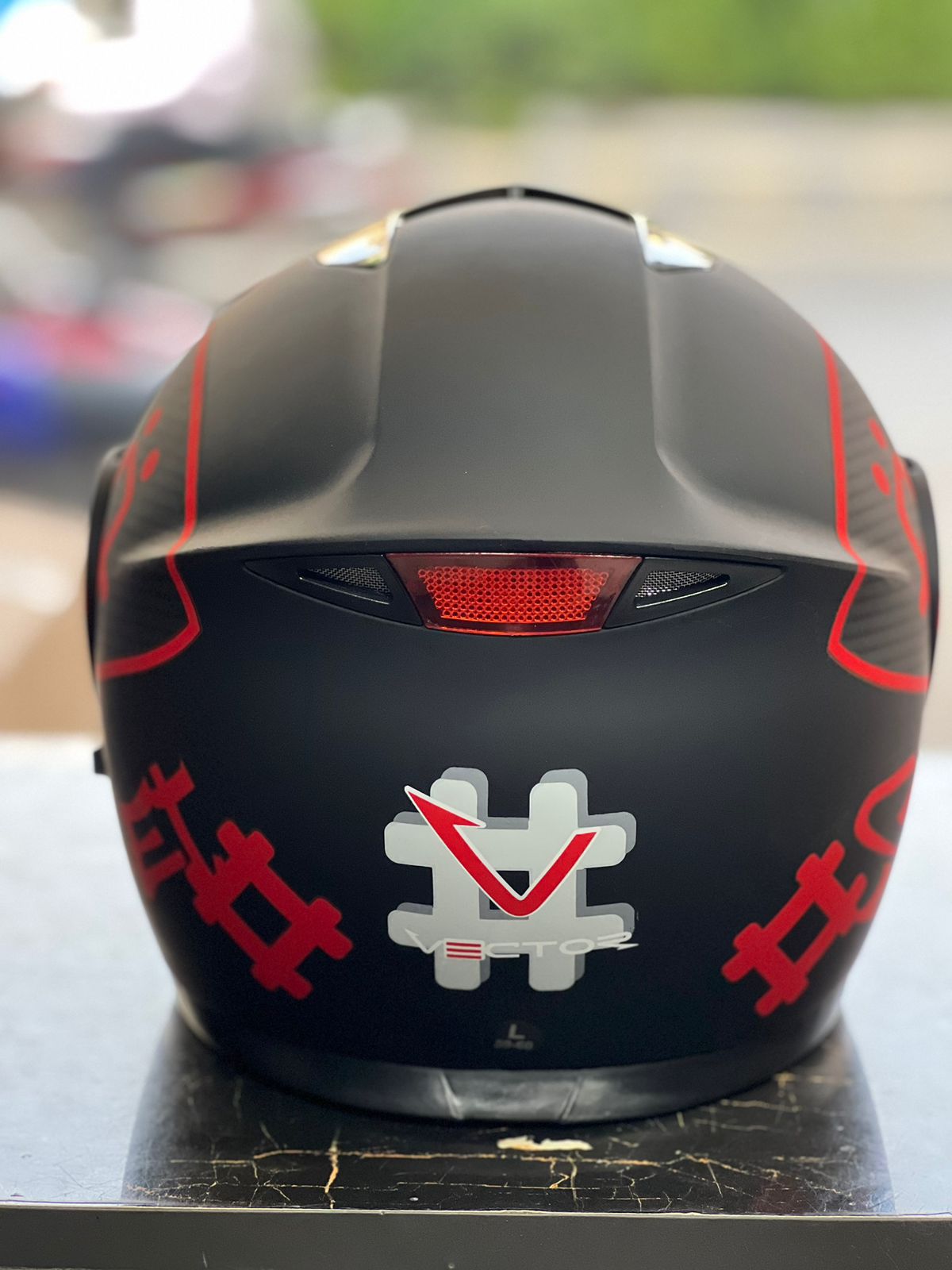 VECTOR HELMET 3 in 1 Flipup FOR MOTORCYCLE DUAL VISOR Daraz.pk