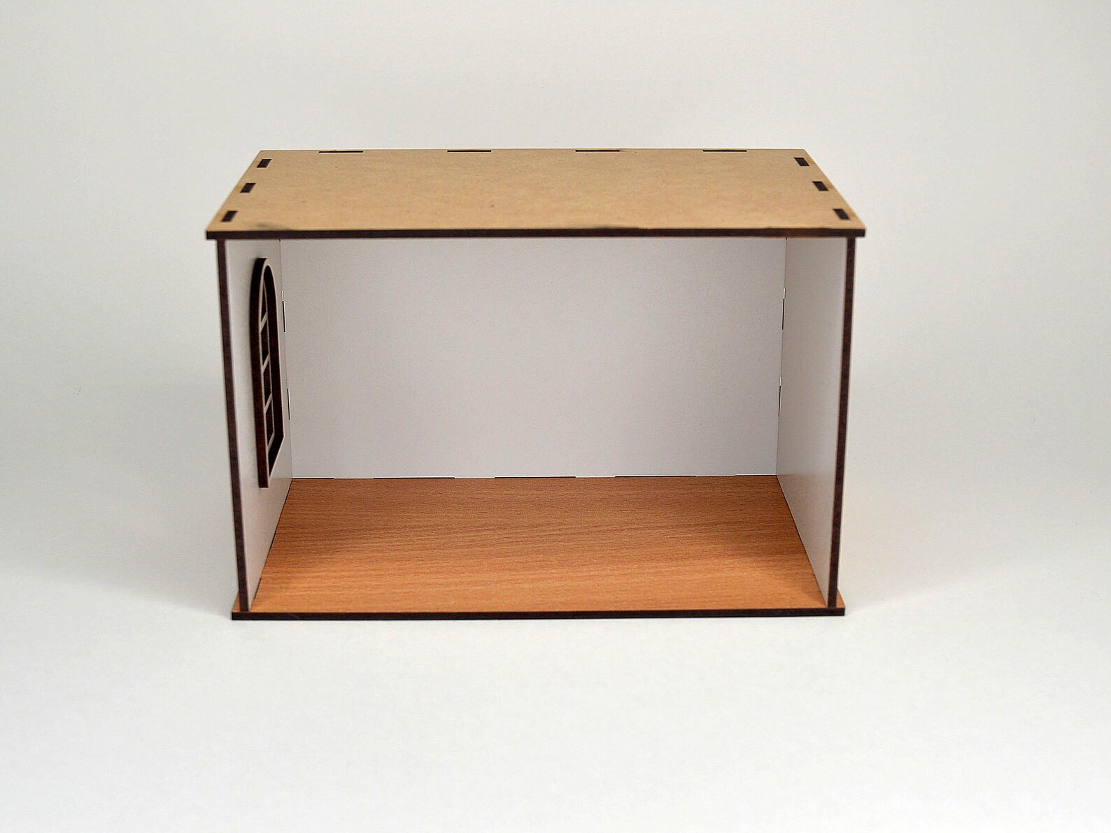 1:24 Dollhouse Roombox DIY. Doll Miniature Box. Diorama Box.