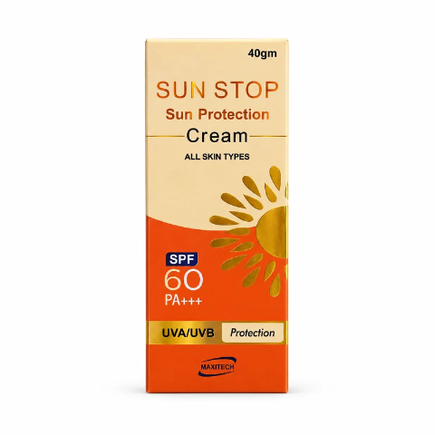 Sun Stop SPF 60 Sunscreen Cream | Sun Care Product | 40g