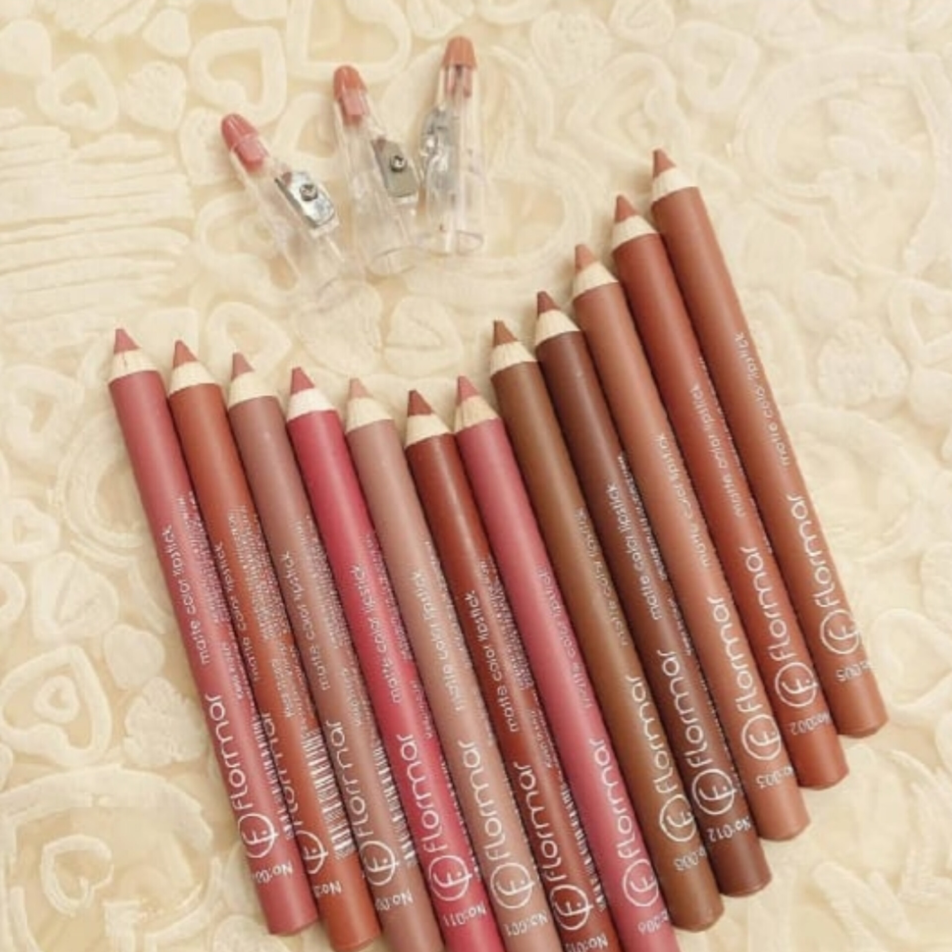 6/9/12  Pcs/Set  Matte Color Lipstick Pencils ,Light  Shades Lip pencils / lipliner Pencils