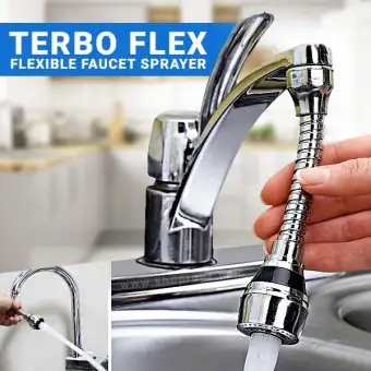 Chartsea Flexible Faucet Sprayer Turbo Flex 360 Sink Faucet