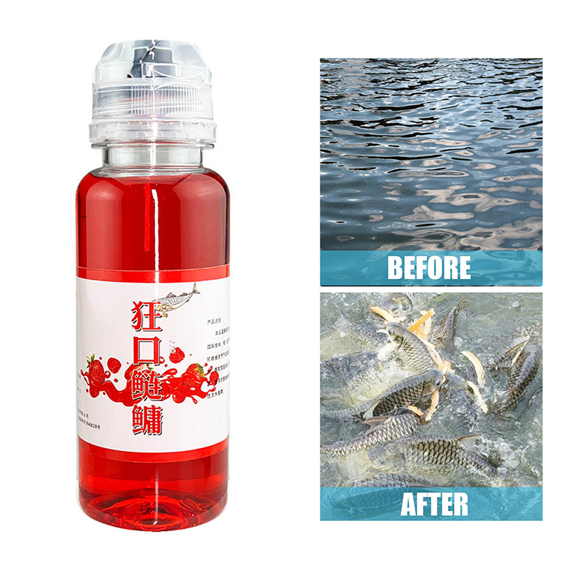 Fish Attractant Spray Fish Liquid Attractant Flavoured Fishing Bait  Additive Cologo
