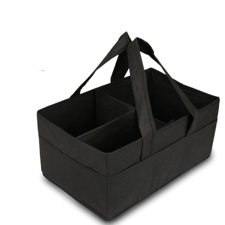 Portable Large Maroon,Black,Grey Diaper Caddy Baby Diaper Organizer With Lid!!!