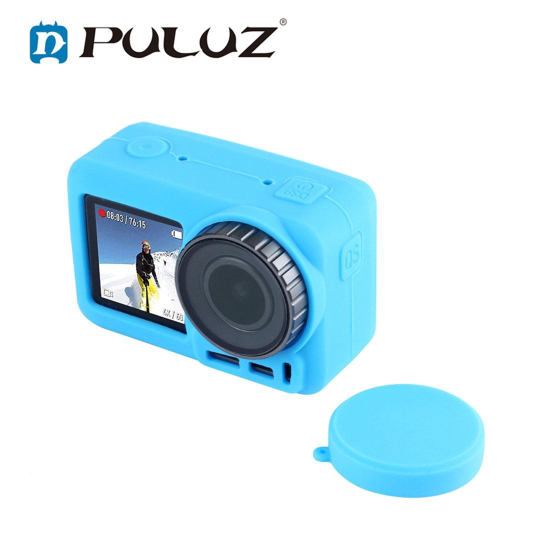 PULUZ Silicone Protective Case with Lens Cover for DJI Osmo Action