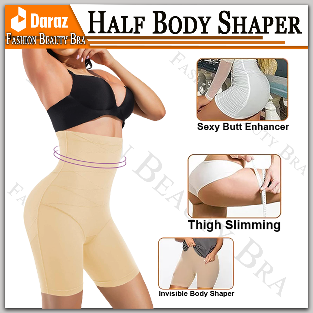 Instant Figure Body Slimming Tummy And Hip Control Shapewear Best Quality Slimming Shorts Multi-Purpose Postpartum Tummy Tucker Seamless Half Body Shaper for Women