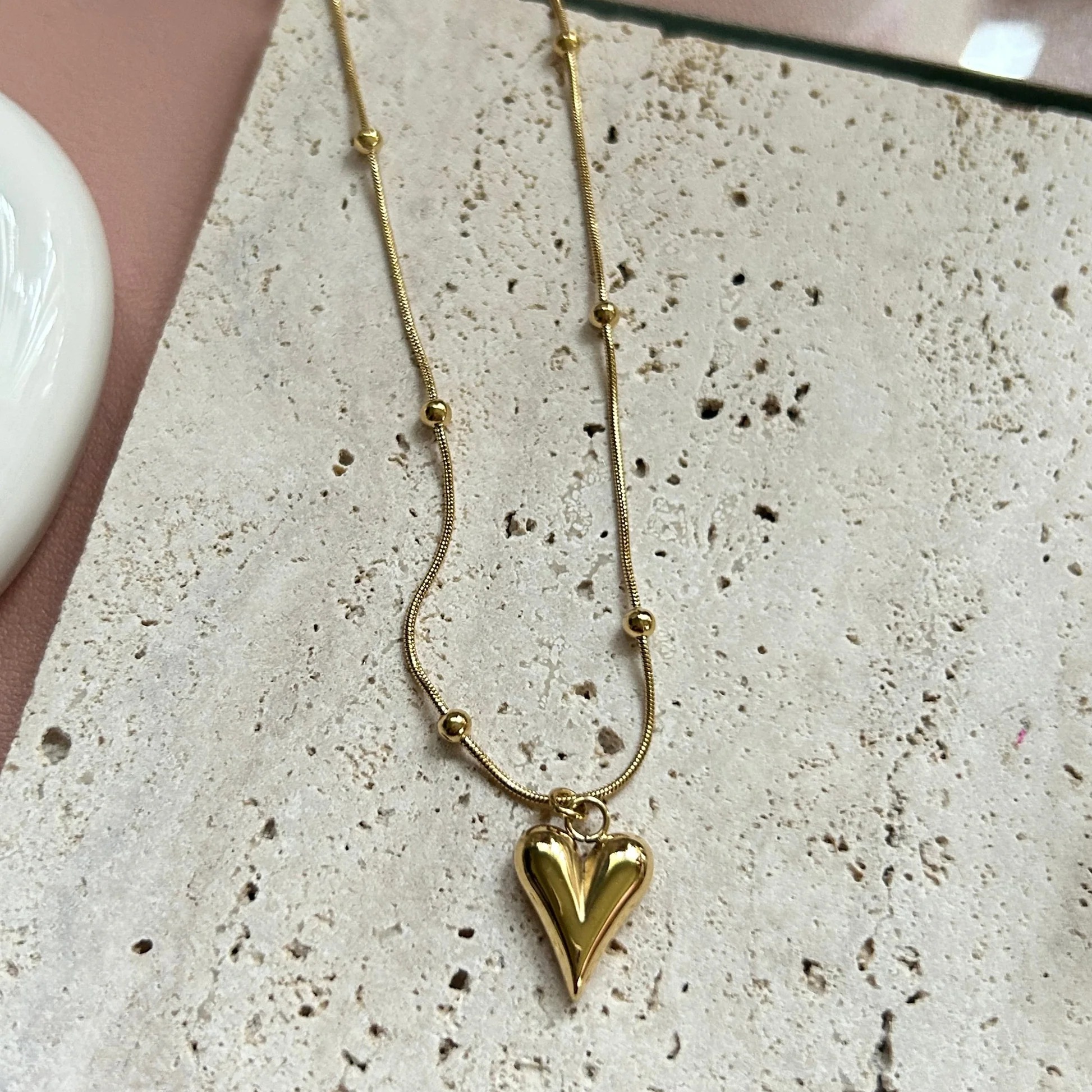 Heart Pendant | Stainless Steel Necklace | Steel Pendant | heart necklace for girls |