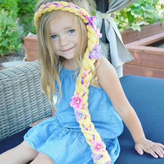 Tangled Rapunzel hair piece Wig Braids