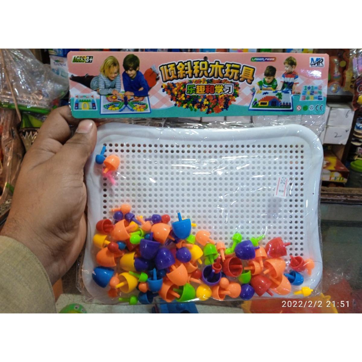 Educational Creative Puzzle set - Building Set Pin art