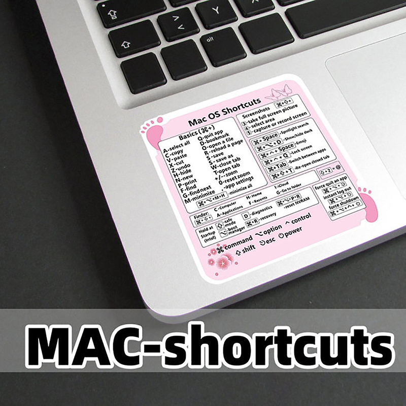 New Shortcut Key Sticker For 13-16" MacBook Pro 13 /Air 13 Windows Word ...