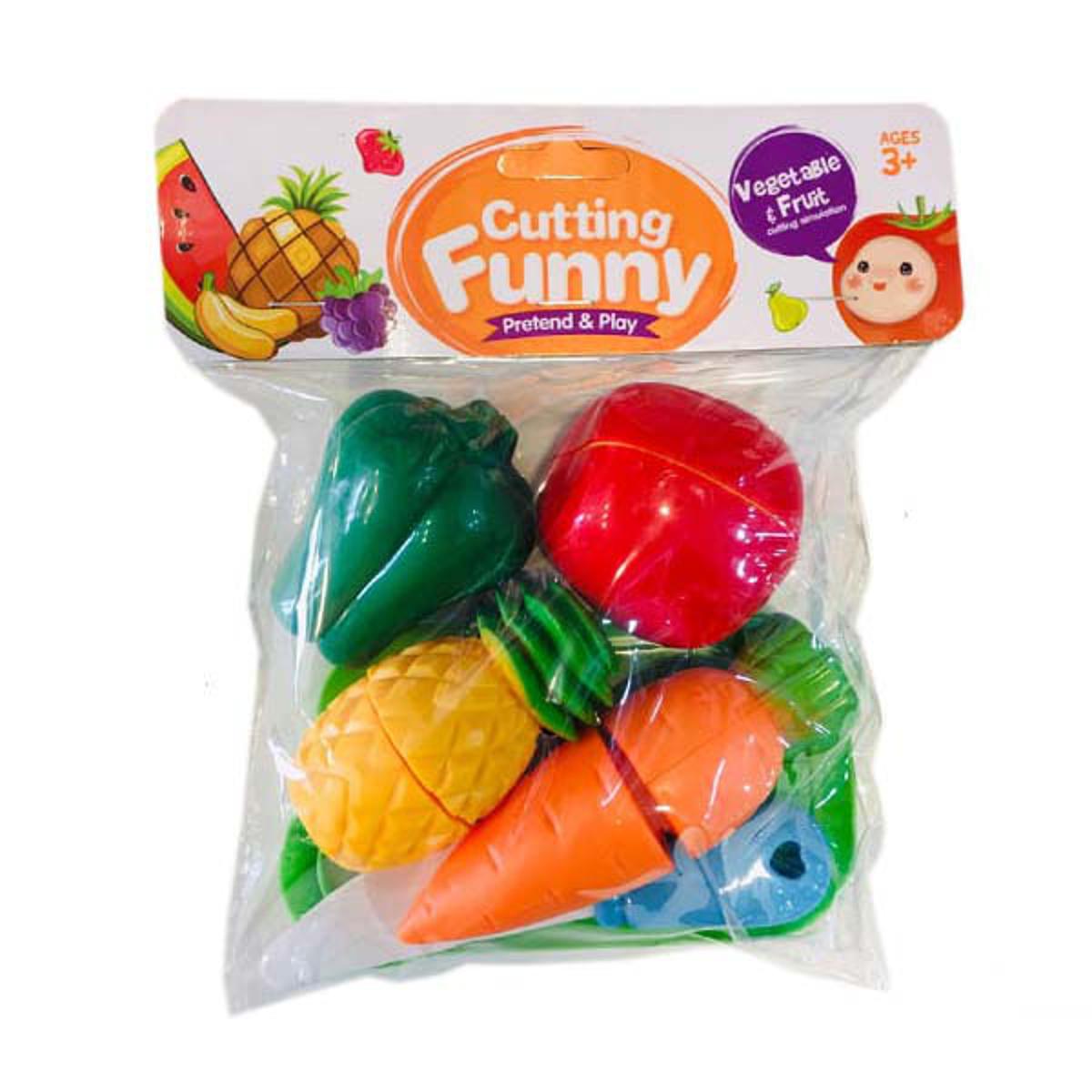 Funny Play Cute Kids Fruit Cutting Kitchen Pretend Play Toy For Kids - D10516