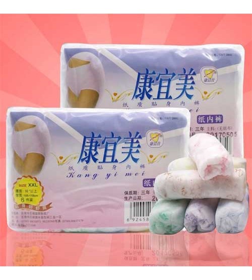 Pack Of 6 Travel Disposable Panties, Postpartum Brief Panties, Disposable Period Panties, Disposable Panties For Women And Girls, Disposable Underwear For Postpartum