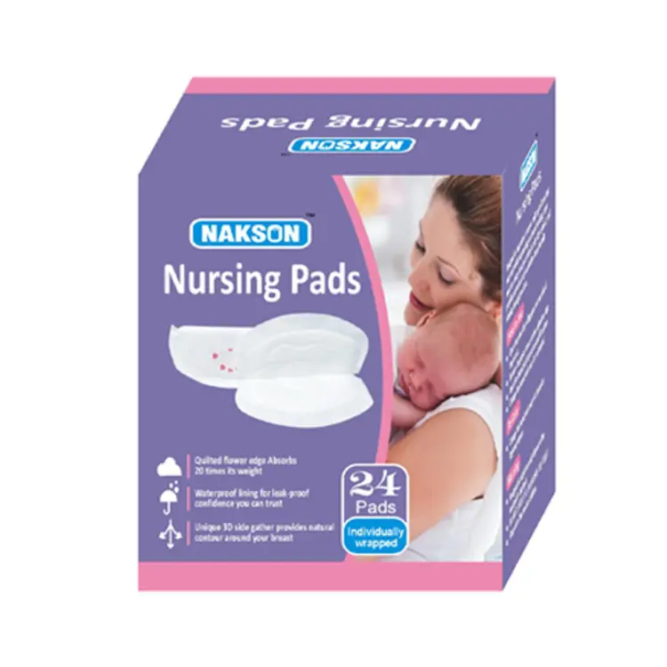 Nakson Nursing Pads 24 Pads Breast Feeding Pad For Moms