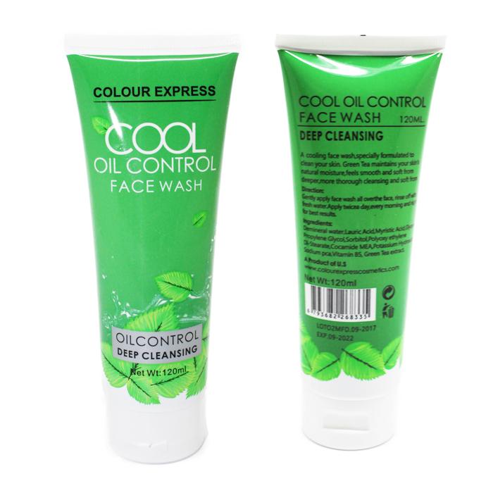 green colour face wash