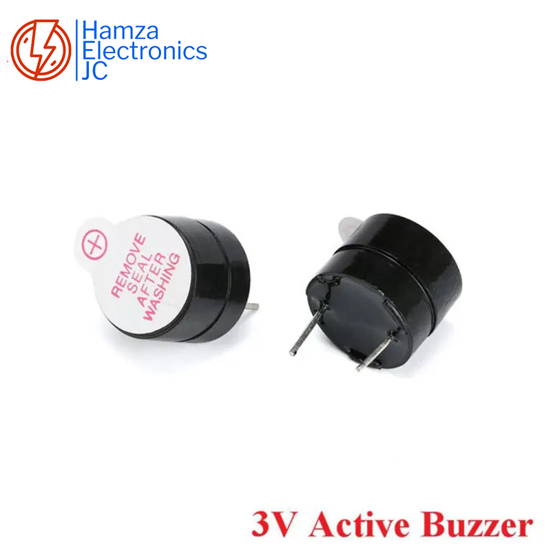 2x Active Piezo Electronic Buzzers – 3V-24V Tone Alarm – For Arduino, Projects (endlessparts)