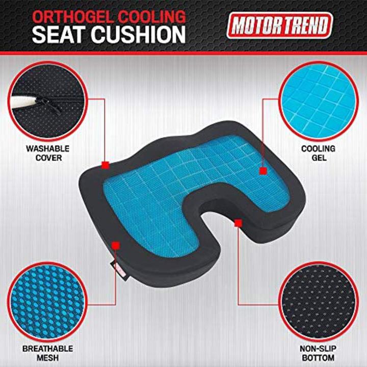 Cooling Gel Memory Foam Seat Cushion - Breathable Coccyx Cushion 9