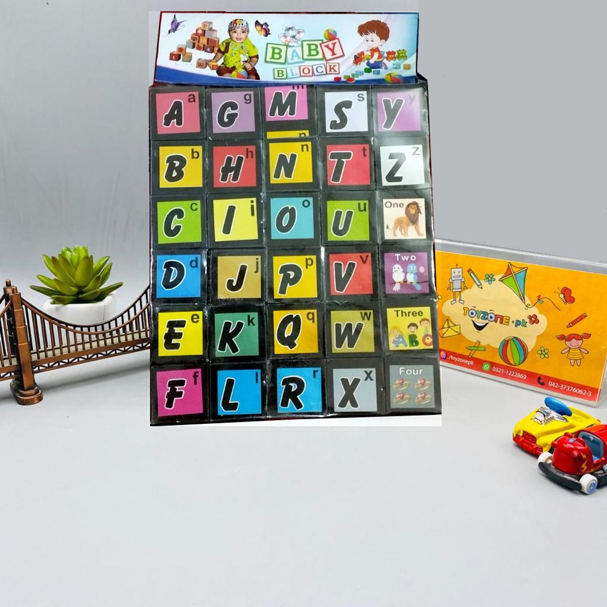 Alphabet Numbers Words Cardboard Blocks Letter Cubes Abc Toy Spelling Puzzle Blocks Best Selling Kids Blocks 6 Sides