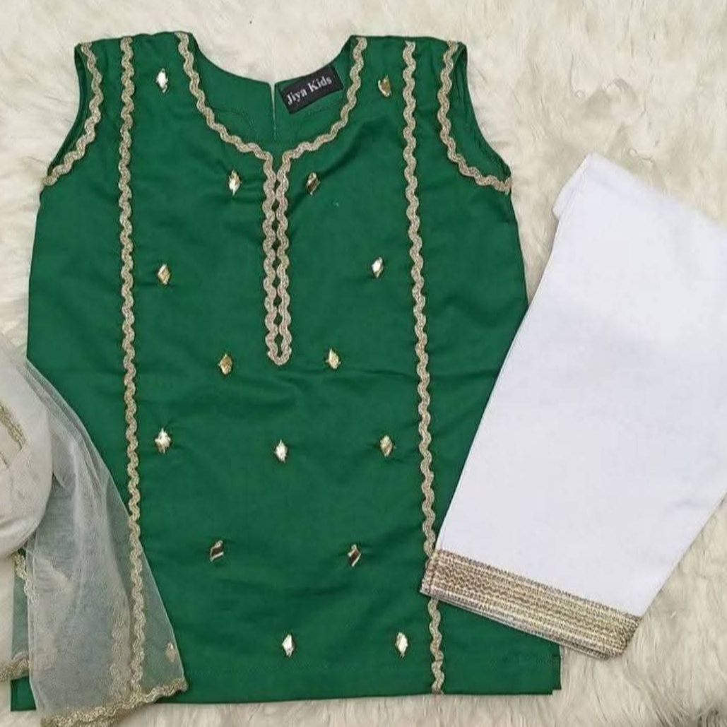 girl's stylish  14 August  2 piece dress collection