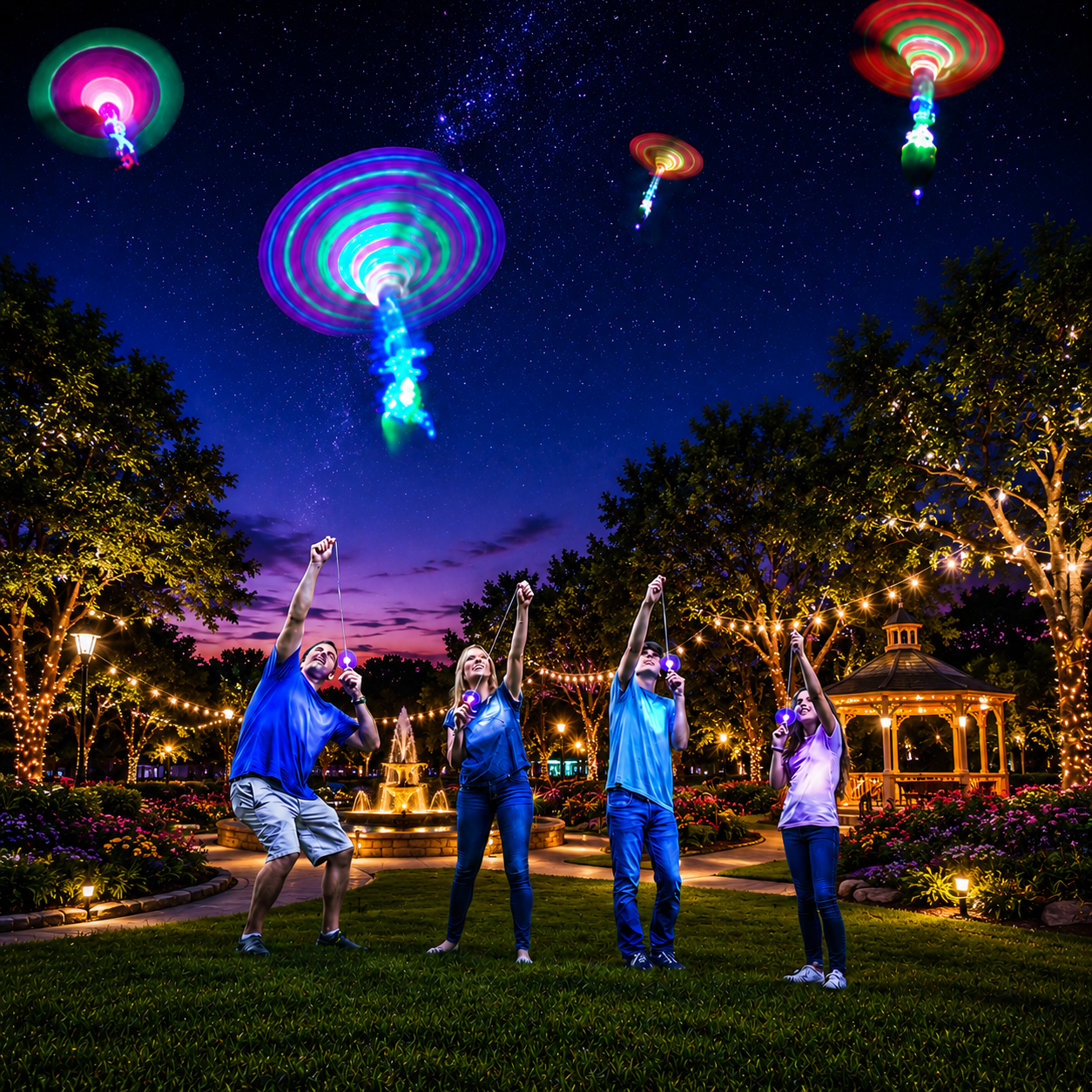 Amazing Led Light Arrow Rocket Helicopter Flying Toy