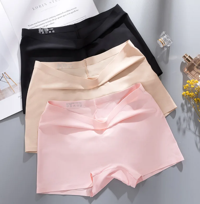 Women's Seamless Ice Silk Short Panty – Boxer Briefs