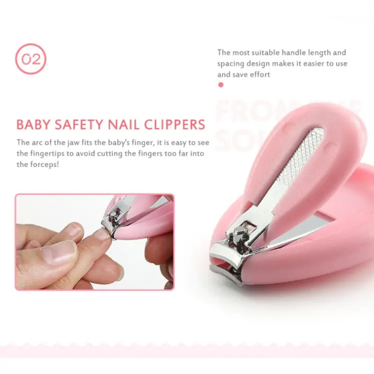 Electric Baby Nail Trimmer 6 Heads Baby Nail Clipper Baby Manicure Scissors  Care Tool Nail Cutter
