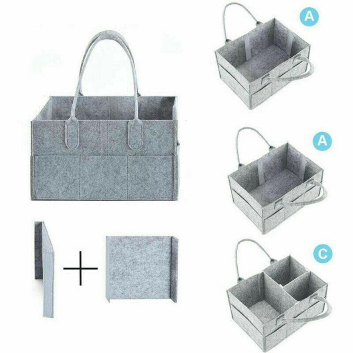 15. Baby Diaper Caddy Organizer - Portable