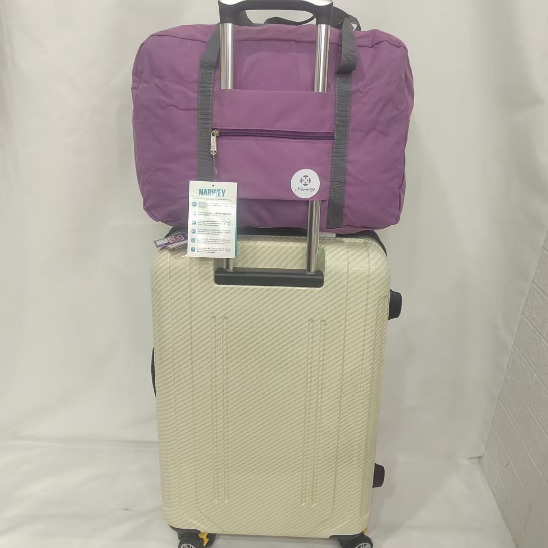 Foldable Travel Duffel Bag Tote Carry on Luggage Sport Duffle Weekender Overnight for Women and Girl, Carrry on Bag