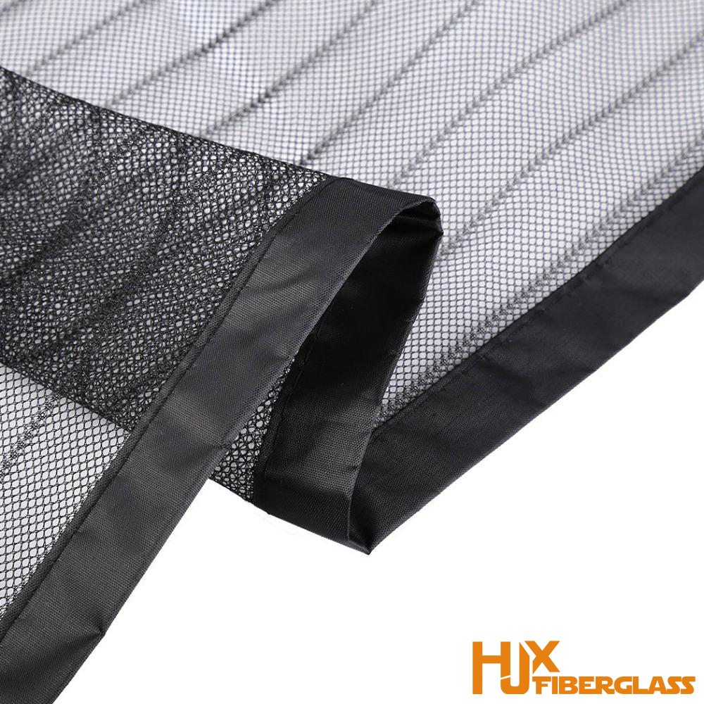 affordHUB - Anti Mosquito Net - Magnetic Mesh Screen - Hands-Free Curtain - Automatic Closing Door Mesh - Anti Insect Bug Fly Partition - Striped Door Curtain - Size 100x210cm