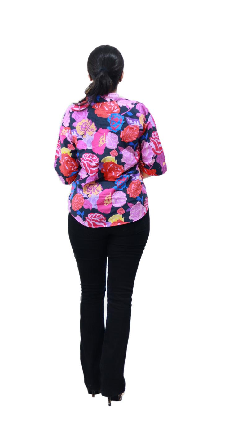 Women top/Shirt/Blouse/Digital Printed Shirt