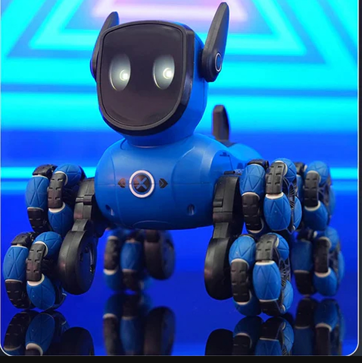2.4G Mini RC 8 Wheels Stunt Robot Dog