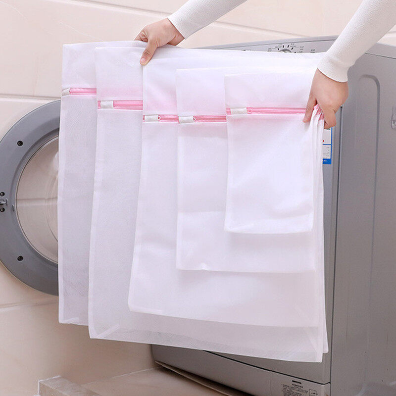 Laundry Net Mesh Bag Underwear Bra Washing Machine Aid Home
